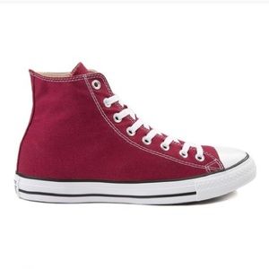 converse burgundy high tops